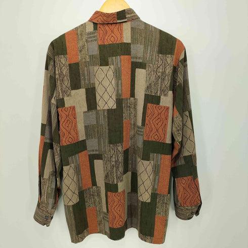 MONTONY 総柄 レギュラーカラーシャツ メンズ import:M