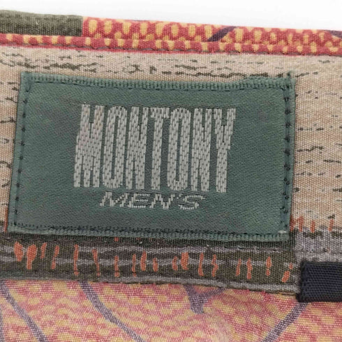 MONTONY 総柄 レギュラーカラーシャツ メンズ import:M