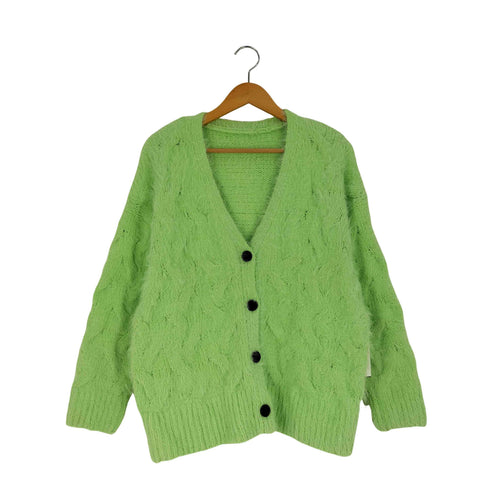 ダブルクローゼット w closet シャギーニット カーディガン レディース FREE