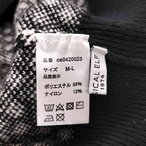 クラシカルエルフ CLASSICAL ELF 2way配色ジャガードニットカーデ レディース M-L