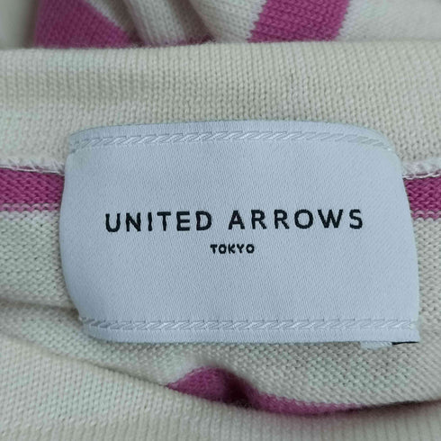 ユナイテッドアローズ UNITED ARROWS ボーダーワイドスリットニット レディース