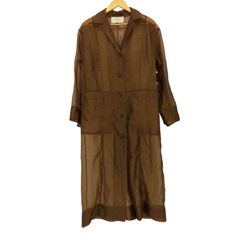 トゥデイフル TODAYFUL 20SS Sheer Shirts Gown シアーシャツガウン レディース FREE