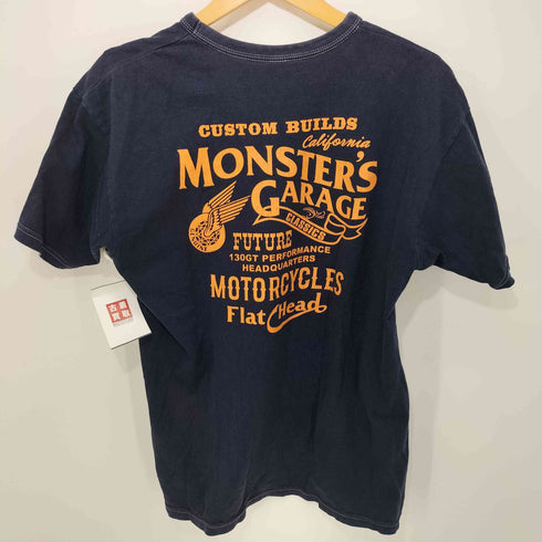 ザフラットヘッド the flat head 両面プリント クルーネック Tシャツ メンズ 42