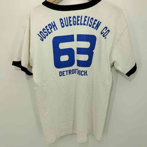 ザリアルマッコイズ THE REAL McCOYS BUCO ヘルメットロゴ 半袖Tシャツ メンズ L