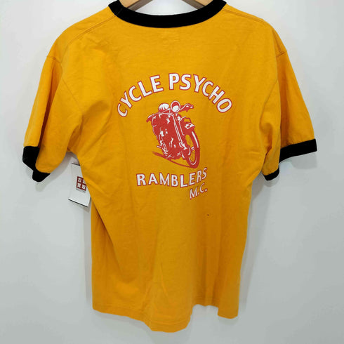 ザリアルマッコイズ THE REAL McCOYS BUCO 両面プリント リンガーTシャツ メンズ 42