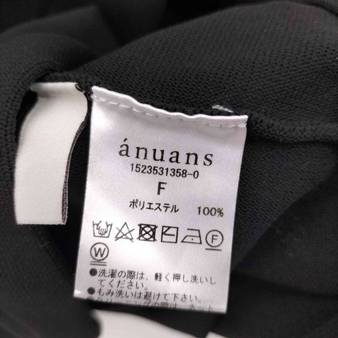 アニュアンス anuans ティアードデザインスリットニットワンピース レディース FREE