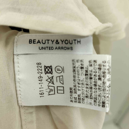 ビューティーアンドユースユナイテッドアローズ BEAUTY & YOUTH UNITED ARROWS コットンオーガンジータックショルダー シャツ -ウォッシャブル- レディース
