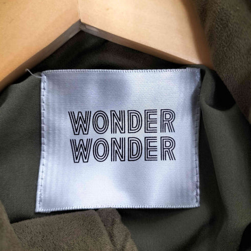 WONDER WONDER エコダウンジャケット フェイクスウェード中綿ジャケット メンズ JPN:M