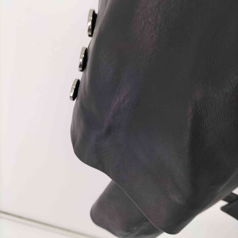 dckmany ラムレザー スタンドカラー ジャケット メンズ JPN:XL