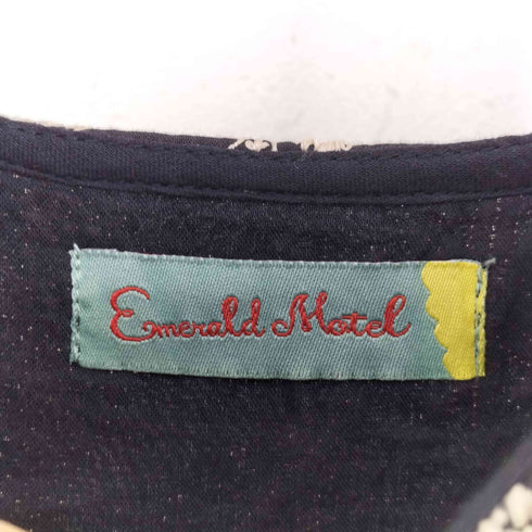 エメラルドモーテル EMERALD MOTEL 織柄 ティアード キャミソールワンピース レディース