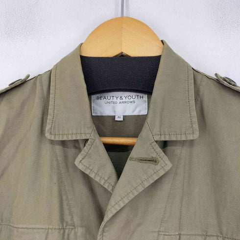 ビューティーアンドユースユナイテッドアローズ BEAUTY & YOUTH UNITED ARROWS コットンリネンブロークン F2 - ミリタリージャケット メンズ JPN:M