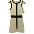 KAREN MILLEN Cotton Tweed Laced Waist A Line Dress レディース 6