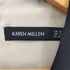 KAREN MILLEN Cotton Tweed Laced Waist A Line Dress レディース 6