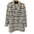 ザラ ZARA ツイードロングブレザー ダブルブレストテーラードジャケット レディース import:L