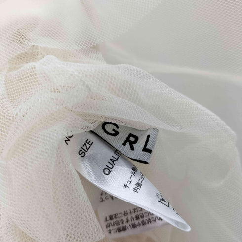 グレイル GRL チュールティアードスカート アイボリー レディース FREE