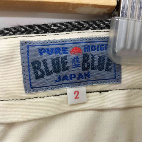 ブルーブルー BLUE BLUE 日本製 ツイードストレートスラックスパンツ メンズ JPN:2