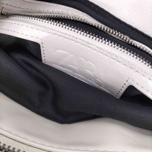 ザラ ZARA フラップポケットフェイクレザーショルダーバッグ レディース