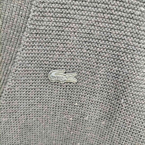 ラコステ LACOSTE ワンポイント刺繍ウールカーディガン メンズ S