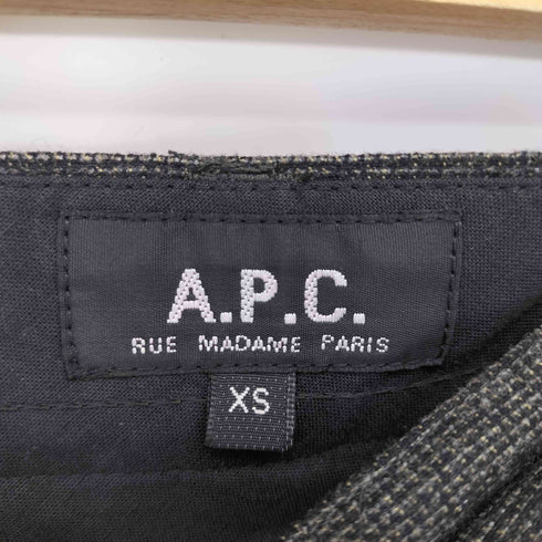 アーペーセー A.P.C. メランジ柄 ウールスラックスパンツ メンズ import:XS