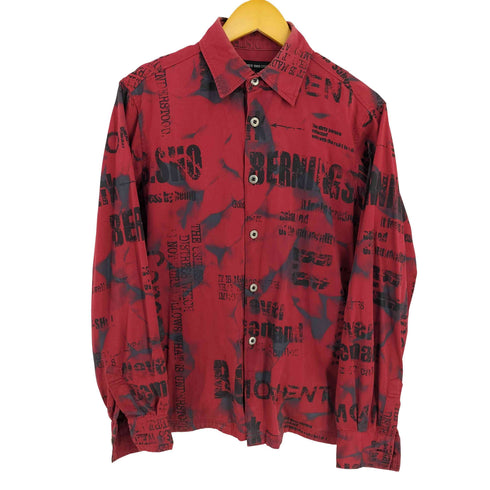 Bernings Sho メタルボタン 総柄シャツ メンズ JPN:L