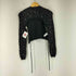 ザラ ZARA CROPPED KNIT SWEATER WITH PEARL BEADS レディース import:M
