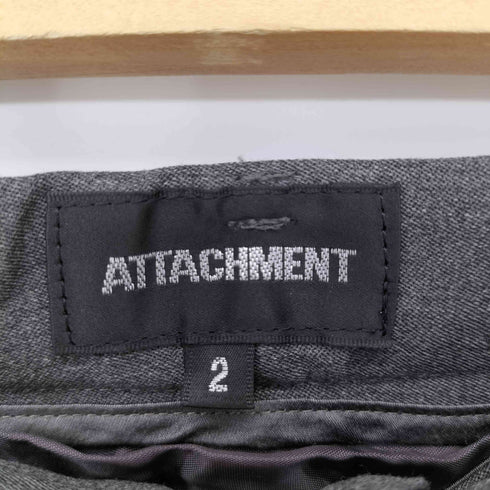 アタッチメント ATTACHMENT ウール100% テーパードスラックスパンツ メンズ JPN:2