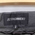 アタッチメント ATTACHMENT ウール100% テーパードスラックスパンツ メンズ JPN:2