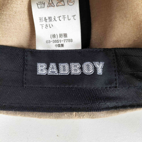 バッドボーイ BADBOY 00s ロゴ刺繍 6パネルキャップ メンズ 58cm