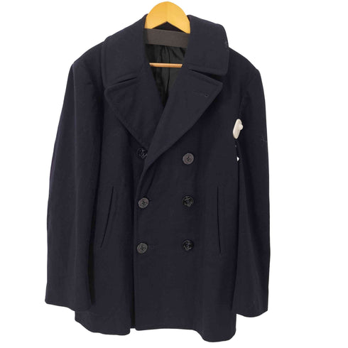 ユーエスネイビー U.S.NAVY 70s PEMBROKE製 OVERCOAT メルトンウールピーコート メンズ 40R