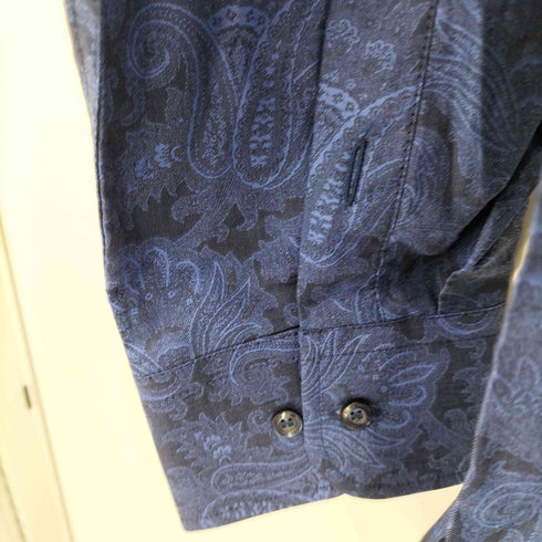 エトロ ETRO コットンペイズリーL/Sシャツ メンズ 42