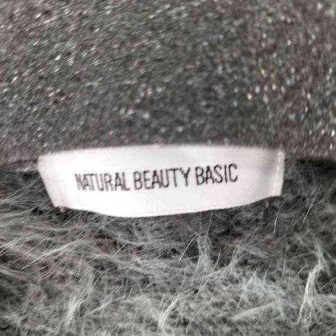ナチュラルビューティーベーシック NATURAL BEAUTY BASIC 24AW シャギーコンパクトニットベスト レディース FREE