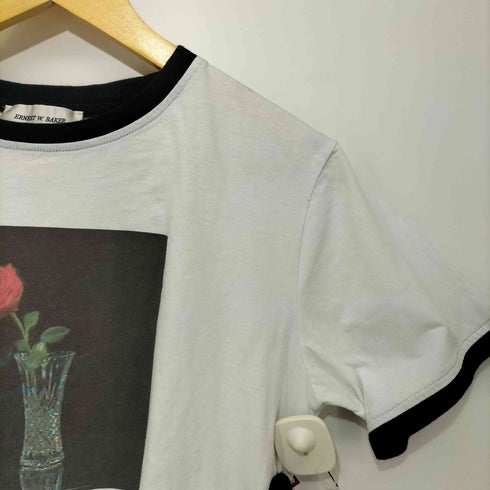アーネストダブルベーカー ERNEST W.BAKER 23SS Rose Print T-Shir メンズ JPN:S