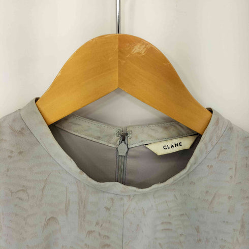 クラネ CLANE 21SS ウエストリボンパイソンワンピース WAIST RIBBON PYTHON ONE PICE レディース JPN:2
