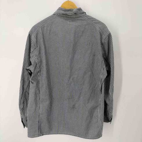 キャプテンサンシャイン KAPTAIN SUNSHINE FINX COTTON LINE OX 3-POCKETS CHORE JACKET ストライプカバーオール メンズ JPN:38