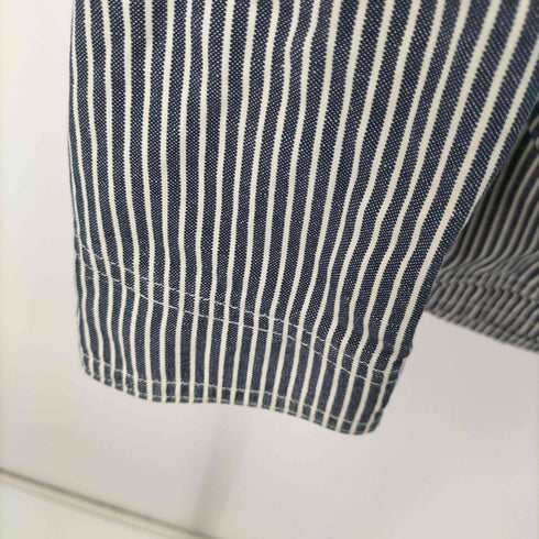 キャプテンサンシャイン KAPTAIN SUNSHINE FINX COTTON LINE OX 3-POCKETS CHORE JACKET ストライプカバーオール メンズ JPN:38