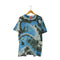 ココロブランド COCOLO BLAND ロゴワッペン タイダイ柄 クルーネックTシャツ メンズ import:L