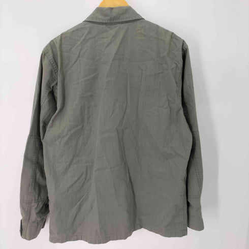 アルファインダストリーズ ALPHA INDUSTRIES 比翼ボタン ワーク ミリタリー シャツ メンズ JPN:L