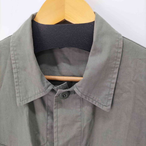 アルファインダストリーズ ALPHA INDUSTRIES 比翼ボタン ワーク ミリタリー シャツ メンズ JPN:L