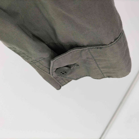 アルファインダストリーズ ALPHA INDUSTRIES 比翼ボタン ワーク ミリタリー シャツ メンズ JPN:L