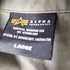 アルファインダストリーズ ALPHA INDUSTRIES 比翼ボタン ワーク ミリタリー シャツ メンズ JPN:L