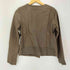 STYLENOTE 羊革 ノーカラージップアップライダースジャケット レディース