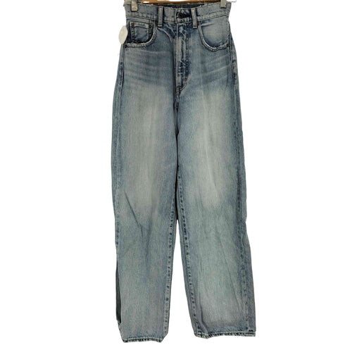 マウジー moussy HW DAMAGE LOOSE STRAIGHT レディース US:24
