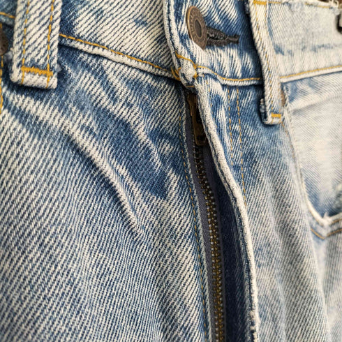 マウジー moussy HW DAMAGE LOOSE STRAIGHT レディース US:24