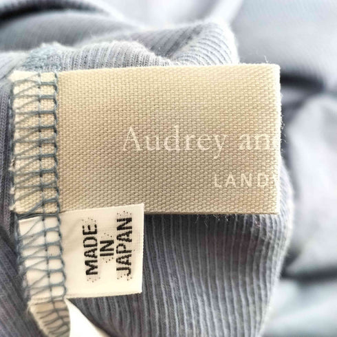 オードリーアンドジョンワッド Audrey and John Wad 生地切替 レイヤード ロングスリーブ カットソー レディース FREE
