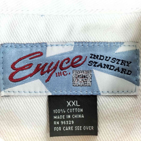 エニーチェ enyce ロゴパッチ オーバーサイズ シャツ メンズ XXL