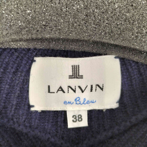 ランバンオンブルー LANVIN en Bleu リボンモチーフニット レディース 38