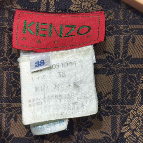 ケンゾーパリス KENZO PARIS 80-90S OLD 花柄 L/S ブラウス レディース DE:38
