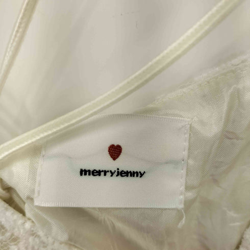 メリージェニー merry jenny fluffyレースキャミワンピース レディース FREE