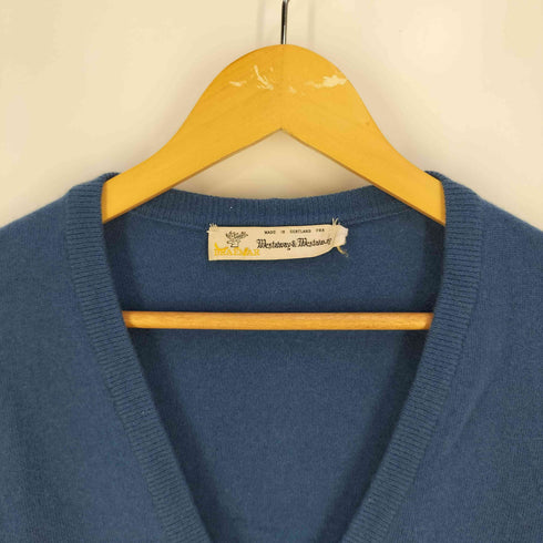 ブリーマー BRAEMAR スコットランド製 カシミヤ ニットカーディガン レディース 92cm/36