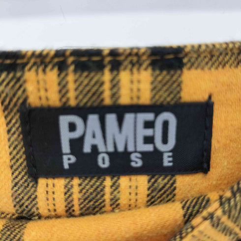パメオポーズ Pameo Pose サイドアジャスター チェックマキシスカート レディース FREE